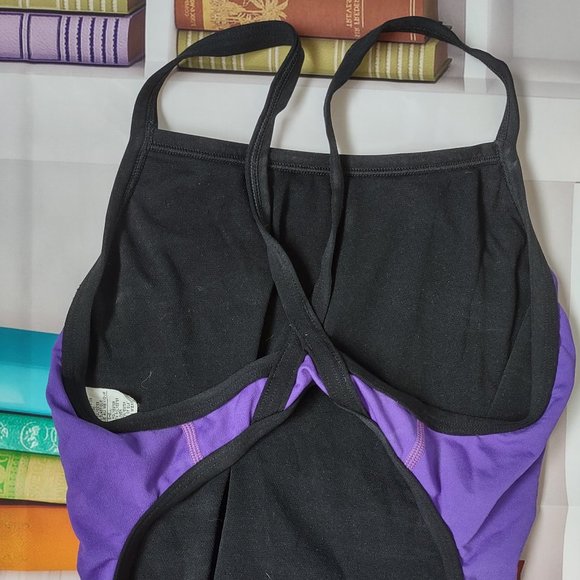 Purple One Piece Speedo - Picture 3 of 3